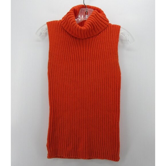 Gap Sweaters - VINTAGE Gap Sweater XS Vest Turtleneck Pullover Ribbed Knit Cotton